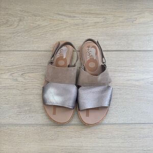 Sorel Ella II Slingback Sandal in Ash Brown